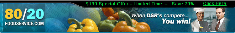 80/20 Foodservice Compbined Offer
